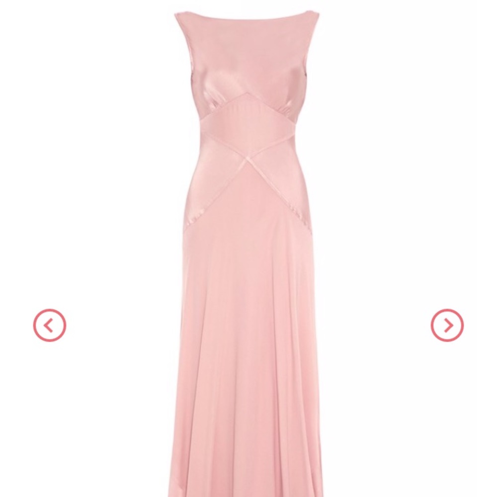 Ghost London Taylor dress in Boudoir Pink